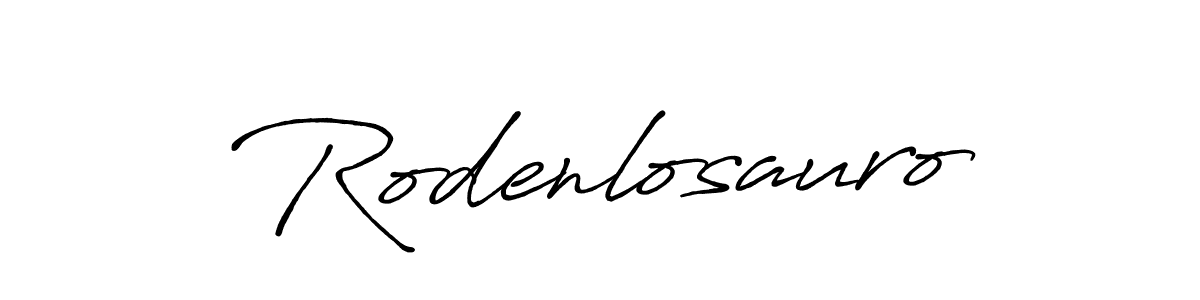 The best way (Antro_Vectra_Bolder) to make a short signature is to pick only two or three words in your name. The name Rodenlosauro include a total of six letters. For converting this name. Rodenlosauro signature style 7 images and pictures png