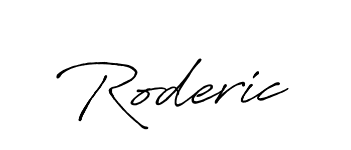 if you are searching for the best signature style for your name Roderic. so please give up your signature search. here we have designed multiple signature styles  using Antro_Vectra_Bolder. Roderic signature style 7 images and pictures png