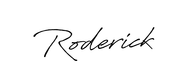 Make a beautiful signature design for name Roderick. Use this online signature maker to create a handwritten signature for free. Roderick signature style 7 images and pictures png
