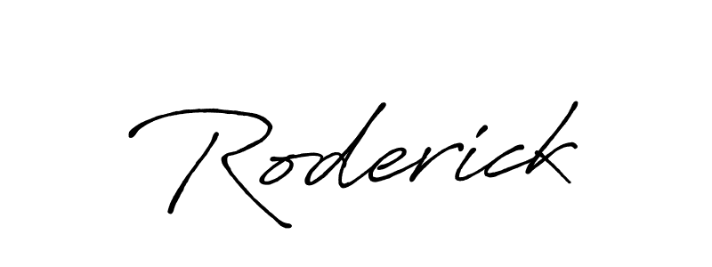 Make a beautiful signature design for name Roderick. Use this online signature maker to create a handwritten signature for free. Roderick signature style 7 images and pictures png