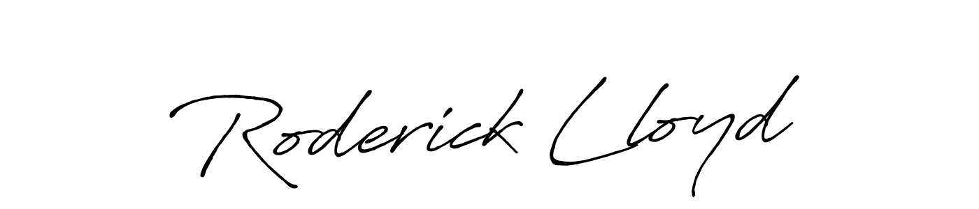 It looks lik you need a new signature style for name Roderick Lloyd. Design unique handwritten (Antro_Vectra_Bolder) signature with our free signature maker in just a few clicks. Roderick Lloyd signature style 7 images and pictures png