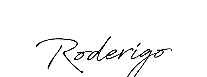 You should practise on your own different ways (Antro_Vectra_Bolder) to write your name (Roderigo) in signature. don't let someone else do it for you. Roderigo signature style 7 images and pictures png