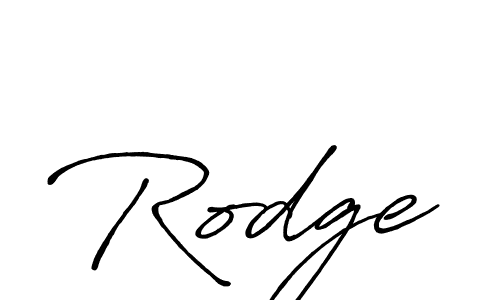 Create a beautiful signature design for name Rodge. With this signature (Antro_Vectra_Bolder) fonts, you can make a handwritten signature for free. Rodge signature style 7 images and pictures png
