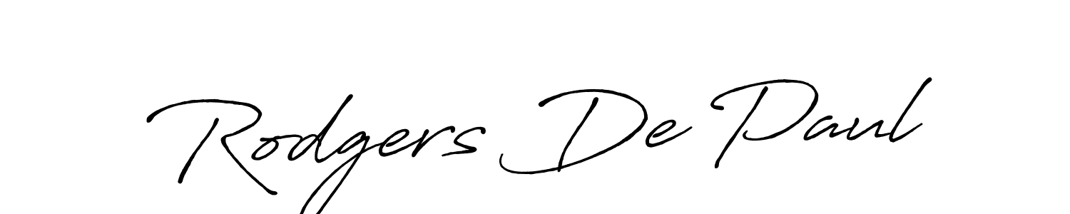 How to Draw Rodgers De Paul signature style? Antro_Vectra_Bolder is a latest design signature styles for name Rodgers De Paul. Rodgers De Paul signature style 7 images and pictures png