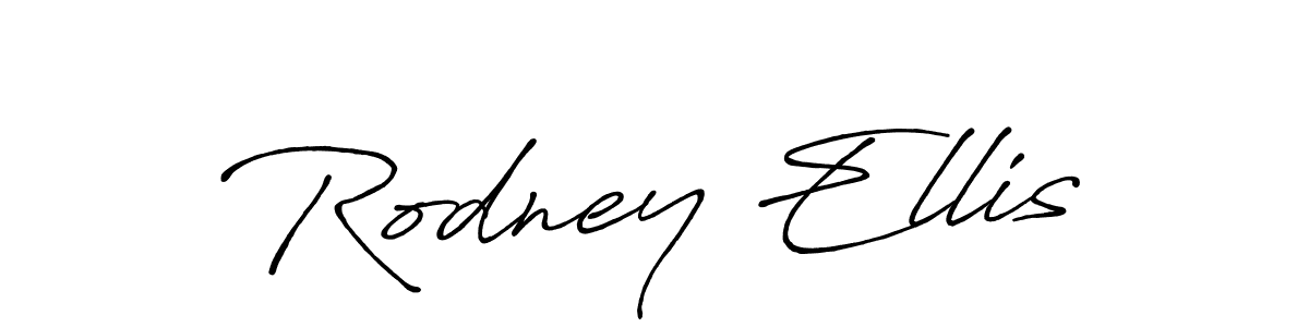Rodney Ellis stylish signature style. Best Handwritten Sign (Antro_Vectra_Bolder) for my name. Handwritten Signature Collection Ideas for my name Rodney Ellis. Rodney Ellis signature style 7 images and pictures png