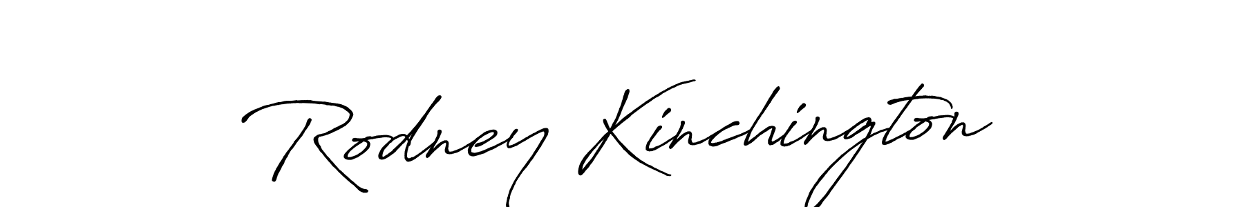 Rodney Kinchington stylish signature style. Best Handwritten Sign (Antro_Vectra_Bolder) for my name. Handwritten Signature Collection Ideas for my name Rodney Kinchington. Rodney Kinchington signature style 7 images and pictures png