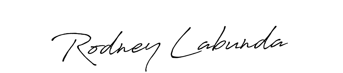 Similarly Antro_Vectra_Bolder is the best handwritten signature design. Signature creator online .You can use it as an online autograph creator for name Rodney Labunda. Rodney Labunda signature style 7 images and pictures png