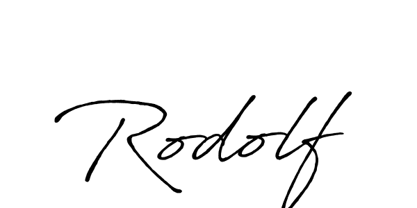 How to make Rodolf name signature. Use Antro_Vectra_Bolder style for creating short signs online. This is the latest handwritten sign. Rodolf signature style 7 images and pictures png