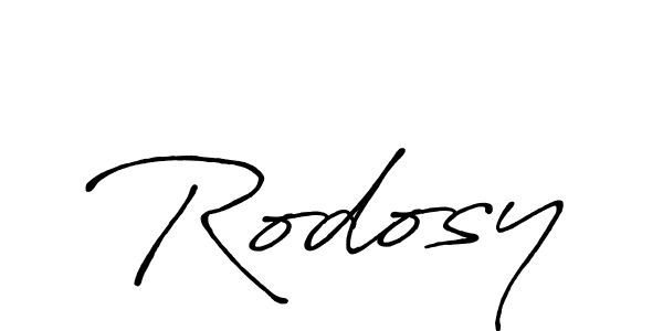How to make Rodosy name signature. Use Antro_Vectra_Bolder style for creating short signs online. This is the latest handwritten sign. Rodosy signature style 7 images and pictures png