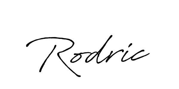 How to make Rodric signature? Antro_Vectra_Bolder is a professional autograph style. Create handwritten signature for Rodric name. Rodric signature style 7 images and pictures png