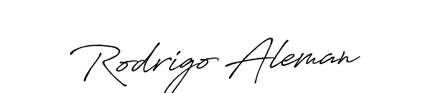 The best way (Antro_Vectra_Bolder) to make a short signature is to pick only two or three words in your name. The name Rodrigo Aleman include a total of six letters. For converting this name. Rodrigo Aleman signature style 7 images and pictures png