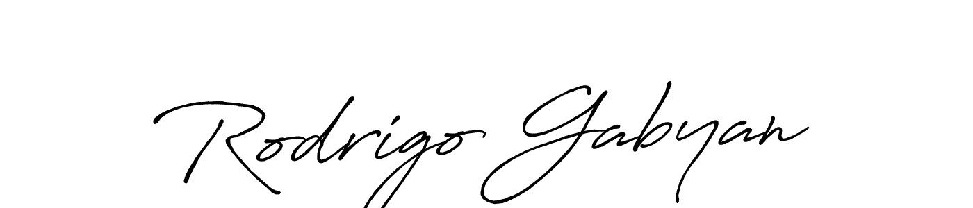 Similarly Antro_Vectra_Bolder is the best handwritten signature design. Signature creator online .You can use it as an online autograph creator for name Rodrigo Gabyan. Rodrigo Gabyan signature style 7 images and pictures png