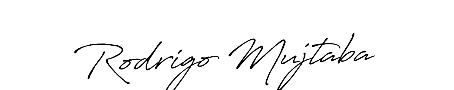 Also we have Rodrigo Mujtaba name is the best signature style. Create professional handwritten signature collection using Antro_Vectra_Bolder autograph style. Rodrigo Mujtaba signature style 7 images and pictures png