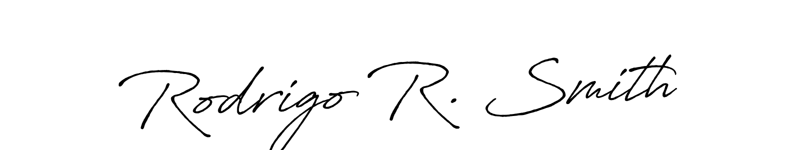 Make a beautiful signature design for name Rodrigo R. Smith. Use this online signature maker to create a handwritten signature for free. Rodrigo R. Smith signature style 7 images and pictures png