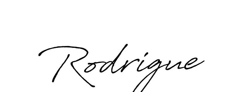 Create a beautiful signature design for name Rodrigue. With this signature (Antro_Vectra_Bolder) fonts, you can make a handwritten signature for free. Rodrigue signature style 7 images and pictures png