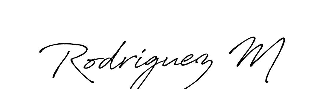 Best and Professional Signature Style for Rodriguez M. Antro_Vectra_Bolder Best Signature Style Collection. Rodriguez M signature style 7 images and pictures png