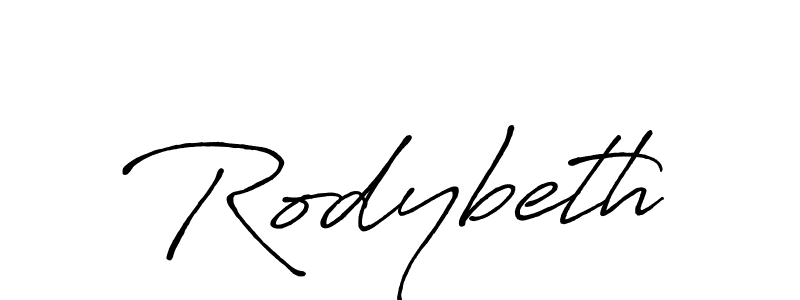 Also You can easily find your signature by using the search form. We will create Rodybeth name handwritten signature images for you free of cost using Antro_Vectra_Bolder sign style. Rodybeth signature style 7 images and pictures png