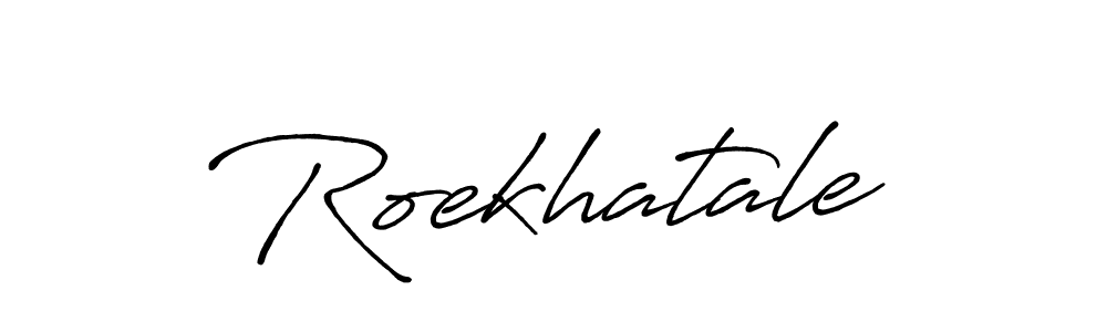 Use a signature maker to create a handwritten signature online. With this signature software, you can design (Antro_Vectra_Bolder) your own signature for name Roekhatale. Roekhatale signature style 7 images and pictures png