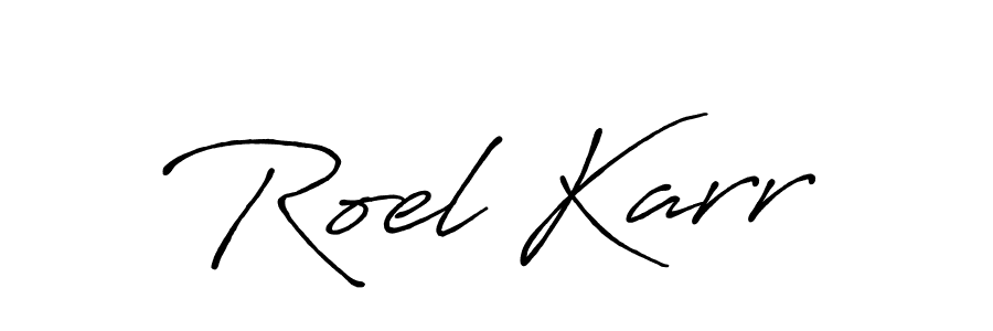 Design your own signature with our free online signature maker. With this signature software, you can create a handwritten (Antro_Vectra_Bolder) signature for name Roel Karr. Roel Karr signature style 7 images and pictures png
