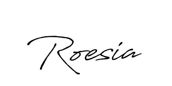 Also we have Roesia name is the best signature style. Create professional handwritten signature collection using Antro_Vectra_Bolder autograph style. Roesia signature style 7 images and pictures png