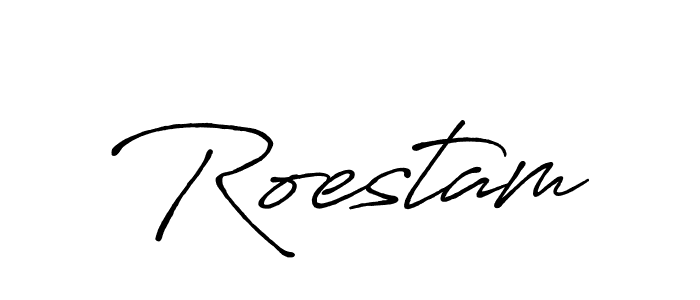 The best way (Antro_Vectra_Bolder) to make a short signature is to pick only two or three words in your name. The name Roestam include a total of six letters. For converting this name. Roestam signature style 7 images and pictures png
