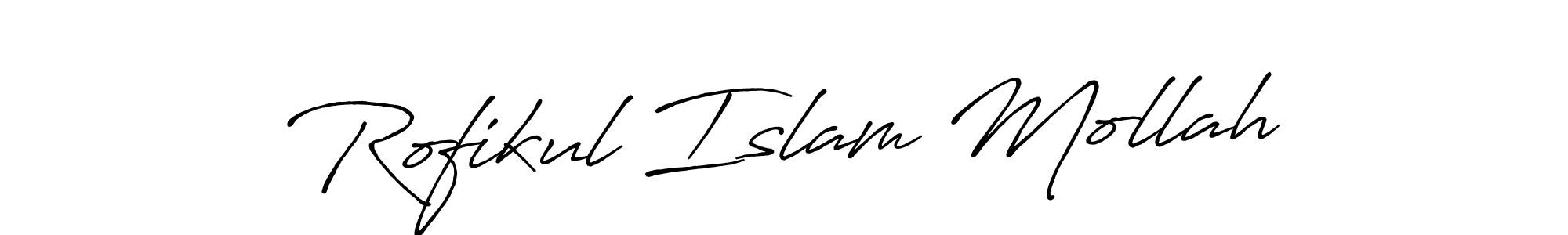 Similarly Antro_Vectra_Bolder is the best handwritten signature design. Signature creator online .You can use it as an online autograph creator for name Rofikul Islam Mollah. Rofikul Islam Mollah signature style 7 images and pictures png