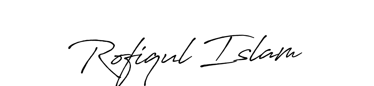 Also we have Rofiqul Islam name is the best signature style. Create professional handwritten signature collection using Antro_Vectra_Bolder autograph style. Rofiqul Islam signature style 7 images and pictures png