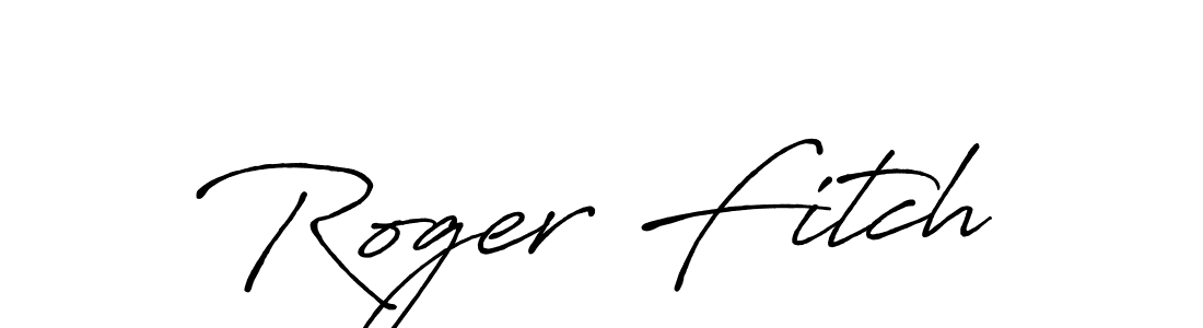Use a signature maker to create a handwritten signature online. With this signature software, you can design (Antro_Vectra_Bolder) your own signature for name Roger Fitch. Roger Fitch signature style 7 images and pictures png