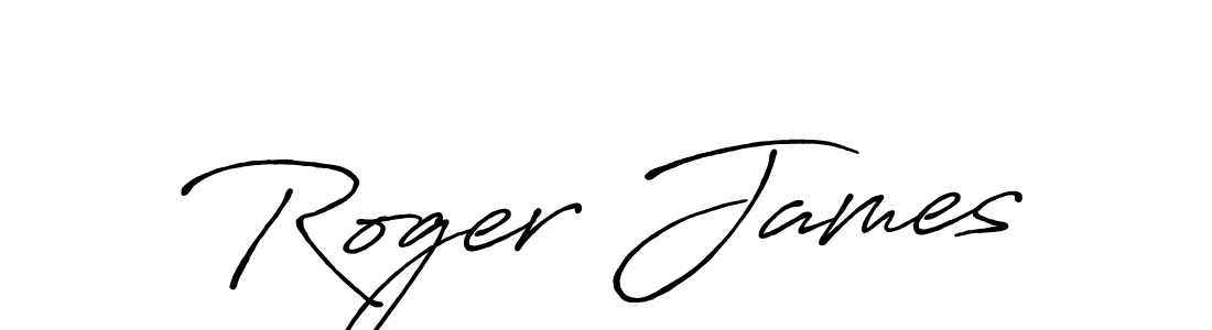 How to make Roger James signature? Antro_Vectra_Bolder is a professional autograph style. Create handwritten signature for Roger James name. Roger James signature style 7 images and pictures png
