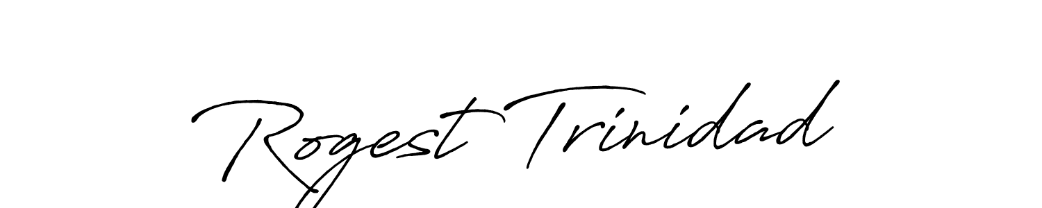 How to make Rogest Trinidad signature? Antro_Vectra_Bolder is a professional autograph style. Create handwritten signature for Rogest Trinidad name. Rogest Trinidad signature style 7 images and pictures png