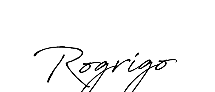How to make Rogrigo signature? Antro_Vectra_Bolder is a professional autograph style. Create handwritten signature for Rogrigo name. Rogrigo signature style 7 images and pictures png