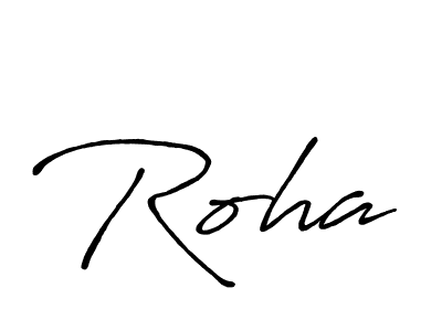 Make a beautiful signature design for name Roha. Use this online signature maker to create a handwritten signature for free. Roha signature style 7 images and pictures png