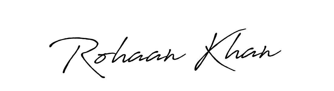 Make a beautiful signature design for name Rohaan Khan. Use this online signature maker to create a handwritten signature for free. Rohaan Khan signature style 7 images and pictures png