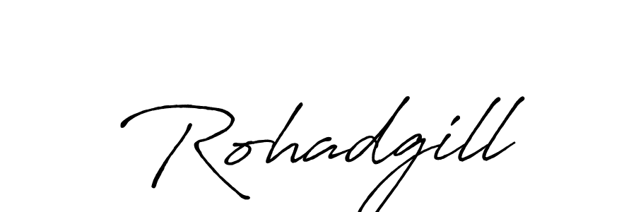 Best and Professional Signature Style for Rohadgill. Antro_Vectra_Bolder Best Signature Style Collection. Rohadgill signature style 7 images and pictures png