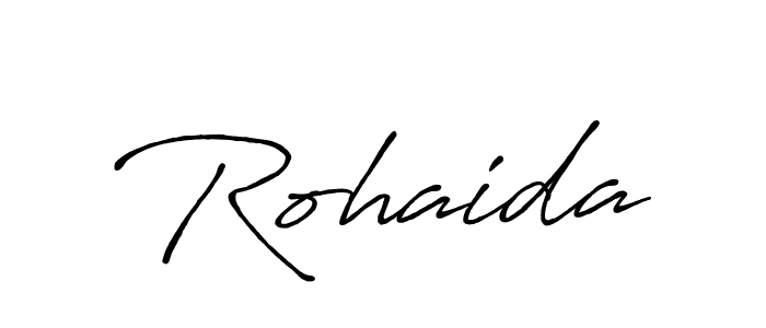 Once you've used our free online signature maker to create your best signature Antro_Vectra_Bolder style, it's time to enjoy all of the benefits that Rohaida name signing documents. Rohaida signature style 7 images and pictures png