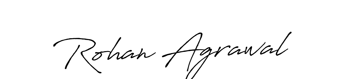 The best way (Antro_Vectra_Bolder) to make a short signature is to pick only two or three words in your name. The name Rohan Agrawal include a total of six letters. For converting this name. Rohan Agrawal signature style 7 images and pictures png