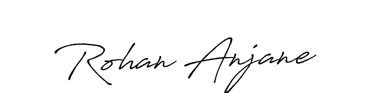 Use a signature maker to create a handwritten signature online. With this signature software, you can design (Antro_Vectra_Bolder) your own signature for name Rohan Anjane. Rohan Anjane signature style 7 images and pictures png