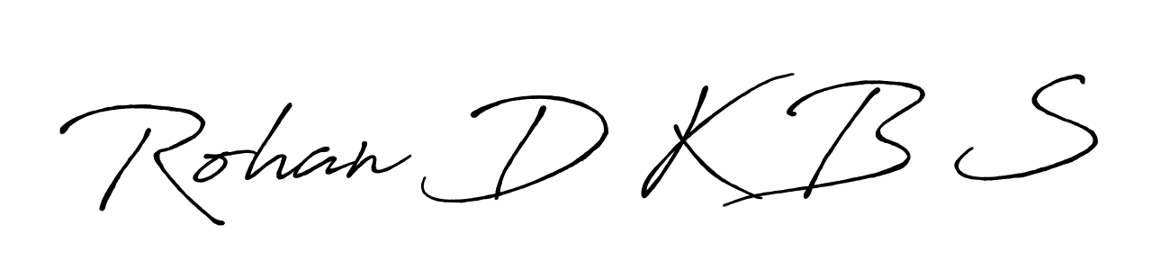 This is the best signature style for the Rohan D K B S name. Also you like these signature font (Antro_Vectra_Bolder). Mix name signature. Rohan D K B S signature style 7 images and pictures png