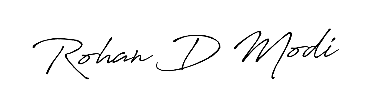 Similarly Antro_Vectra_Bolder is the best handwritten signature design. Signature creator online .You can use it as an online autograph creator for name Rohan D Modi. Rohan D Modi signature style 7 images and pictures png