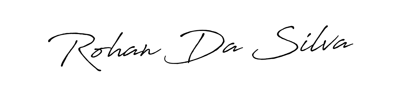 Use a signature maker to create a handwritten signature online. With this signature software, you can design (Antro_Vectra_Bolder) your own signature for name Rohan Da Silva. Rohan Da Silva signature style 7 images and pictures png