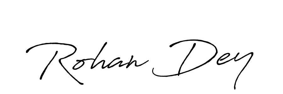 It looks lik you need a new signature style for name Rohan Dey. Design unique handwritten (Antro_Vectra_Bolder) signature with our free signature maker in just a few clicks. Rohan Dey signature style 7 images and pictures png