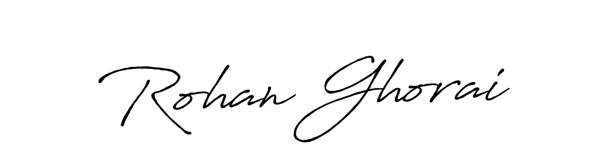 How to make Rohan Ghorai signature? Antro_Vectra_Bolder is a professional autograph style. Create handwritten signature for Rohan Ghorai name. Rohan Ghorai signature style 7 images and pictures png