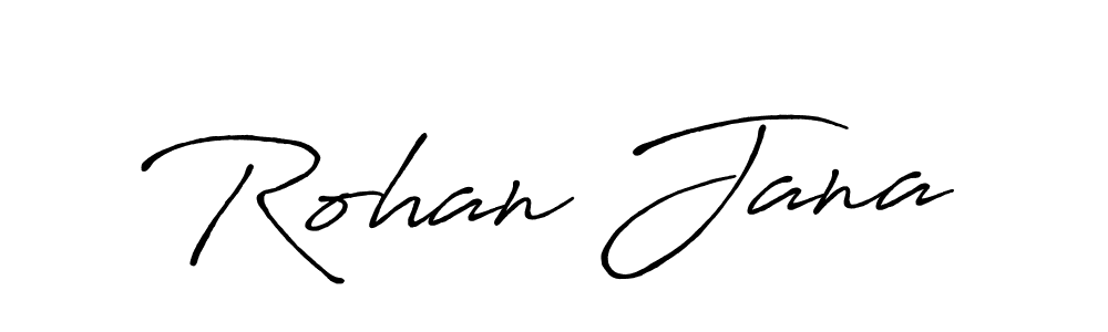 How to make Rohan Jana signature? Antro_Vectra_Bolder is a professional autograph style. Create handwritten signature for Rohan Jana name. Rohan Jana signature style 7 images and pictures png