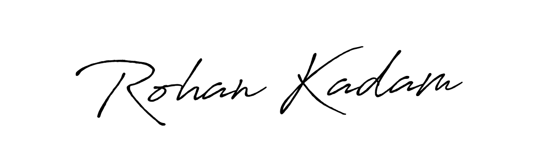 You should practise on your own different ways (Antro_Vectra_Bolder) to write your name (Rohan Kadam) in signature. don't let someone else do it for you. Rohan Kadam signature style 7 images and pictures png