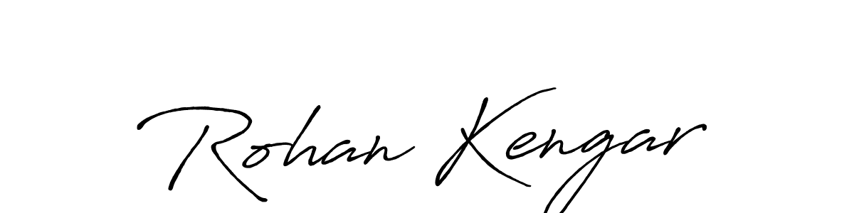 Make a beautiful signature design for name Rohan Kengar. With this signature (Antro_Vectra_Bolder) style, you can create a handwritten signature for free. Rohan Kengar signature style 7 images and pictures png