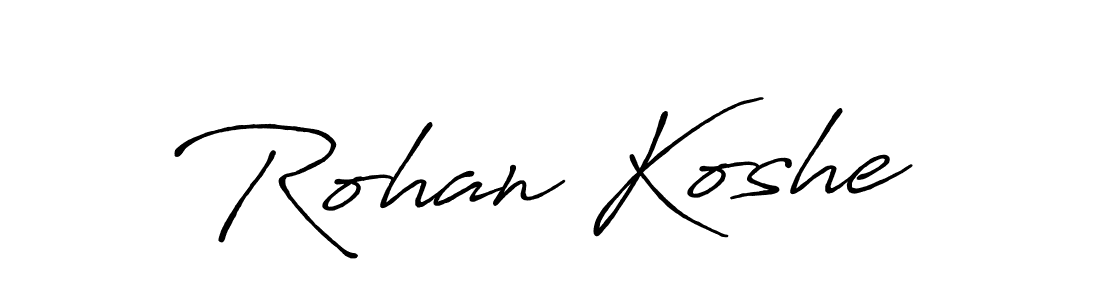 How to Draw Rohan Koshe signature style? Antro_Vectra_Bolder is a latest design signature styles for name Rohan Koshe. Rohan Koshe signature style 7 images and pictures png