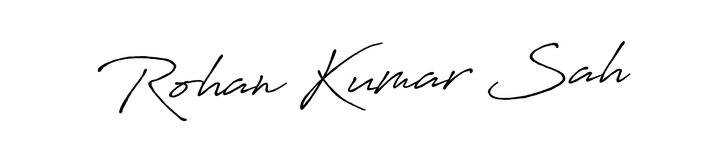 Make a beautiful signature design for name Rohan Kumar Sah. Use this online signature maker to create a handwritten signature for free. Rohan Kumar Sah signature style 7 images and pictures png