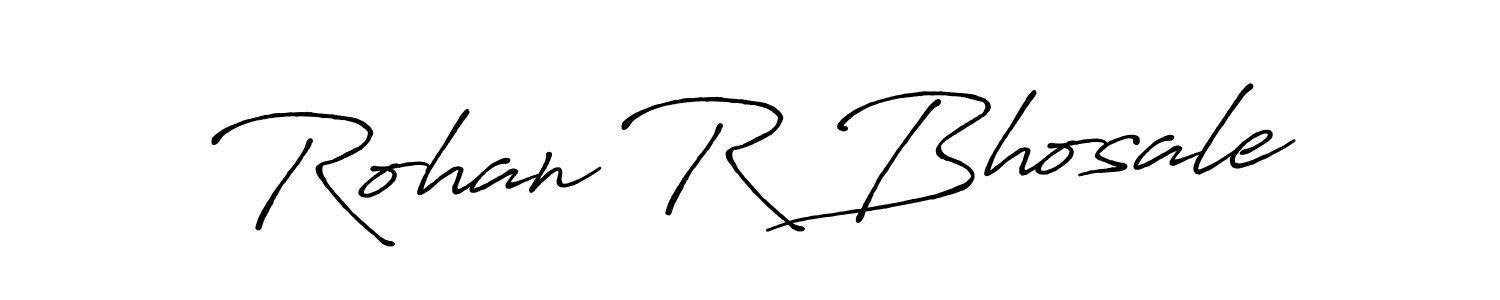 Similarly Antro_Vectra_Bolder is the best handwritten signature design. Signature creator online .You can use it as an online autograph creator for name Rohan R Bhosale. Rohan R Bhosale signature style 7 images and pictures png
