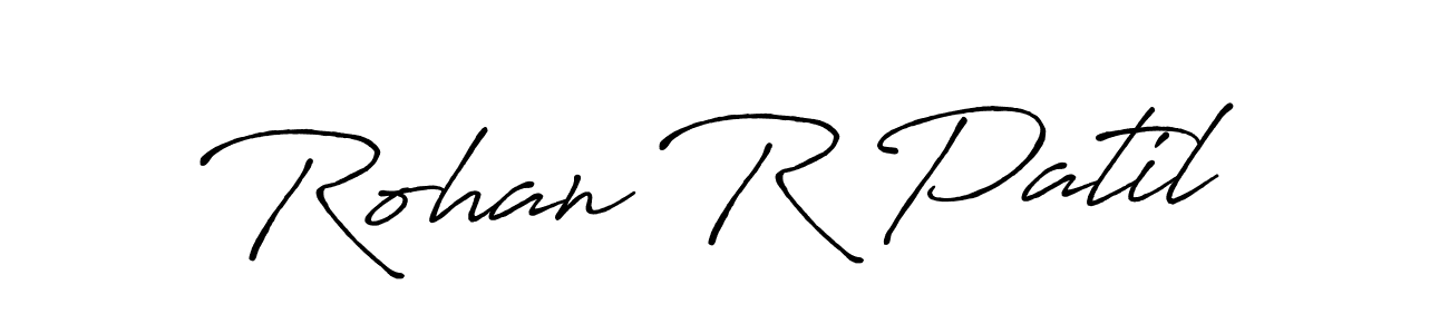 Similarly Antro_Vectra_Bolder is the best handwritten signature design. Signature creator online .You can use it as an online autograph creator for name Rohan R Patil. Rohan R Patil signature style 7 images and pictures png