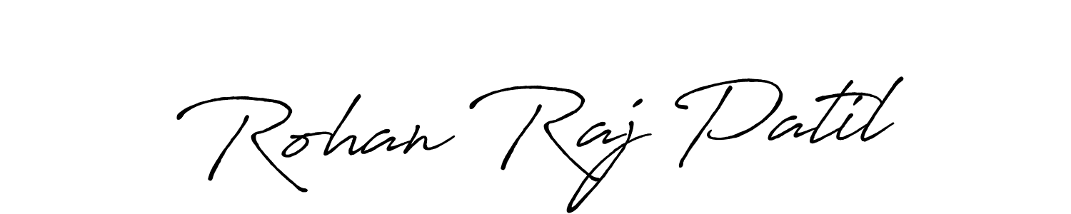 The best way (Antro_Vectra_Bolder) to make a short signature is to pick only two or three words in your name. The name Rohan Raj Patil include a total of six letters. For converting this name. Rohan Raj Patil signature style 7 images and pictures png